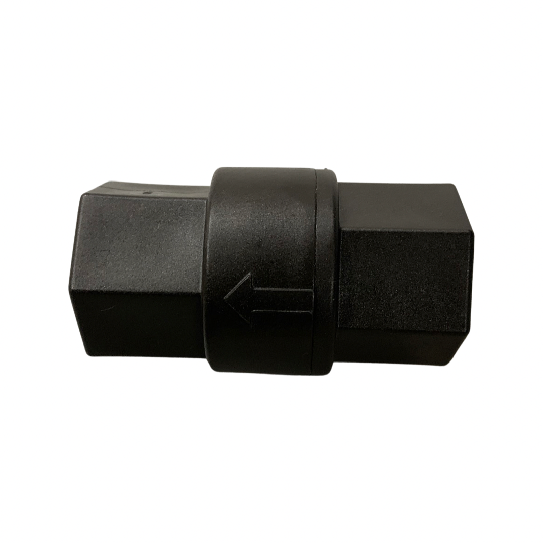 Check Valve, Black Spring 1/2" FNPT