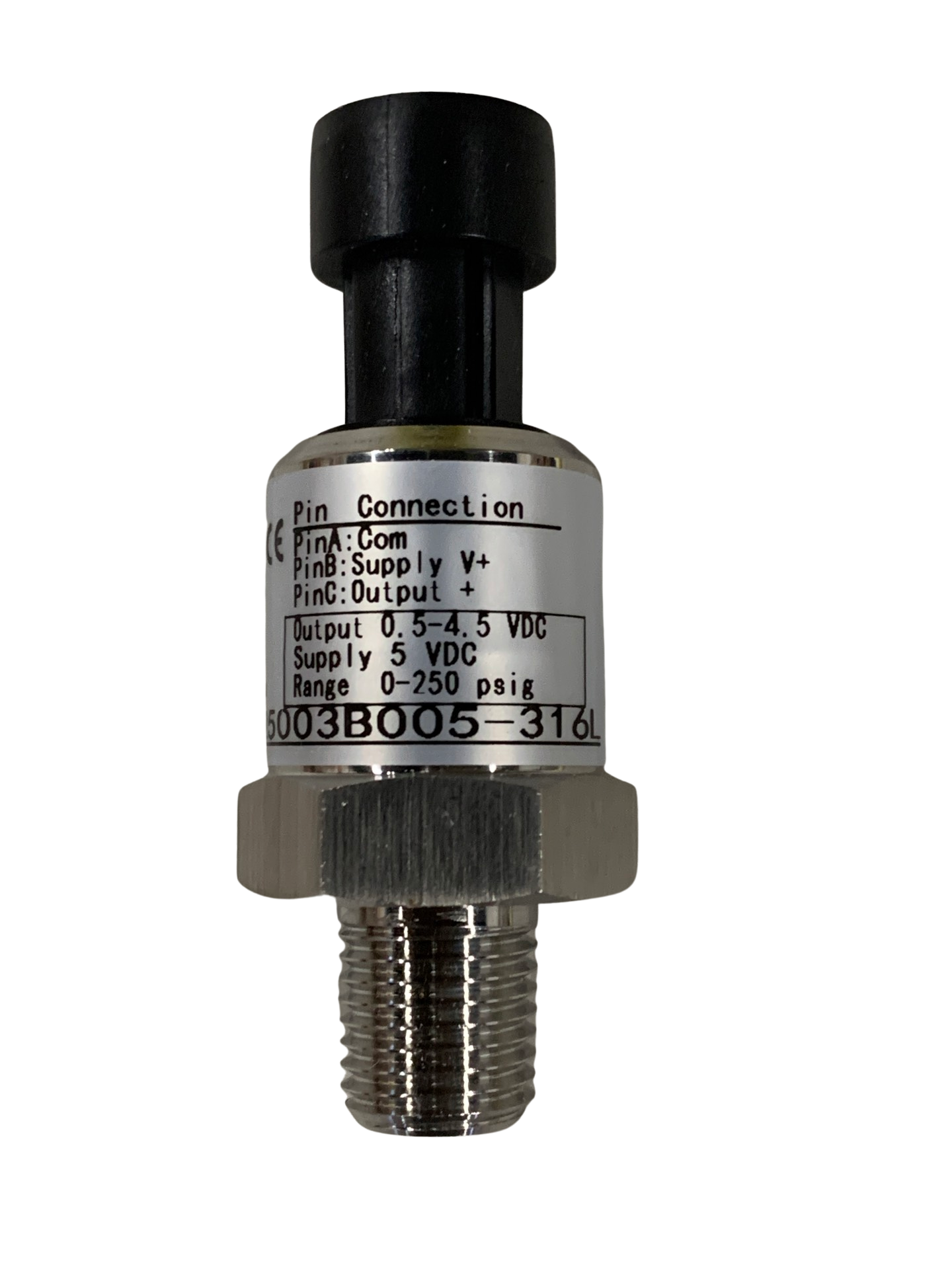 FW Pressure Transducer, 0-250 PSI, CP or PP