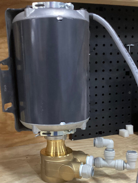 Motor/Pump Assembly with Fittings, Spot Zero ZTCII/XZII