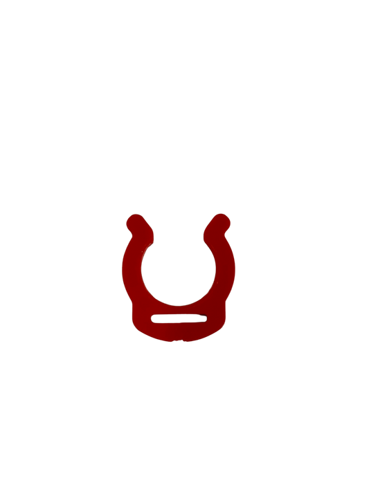 Locking Clip, 1/4" Red-bag 20