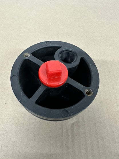 Spot Zero Vessel End Cap, 1/2" x 1/2" Ports