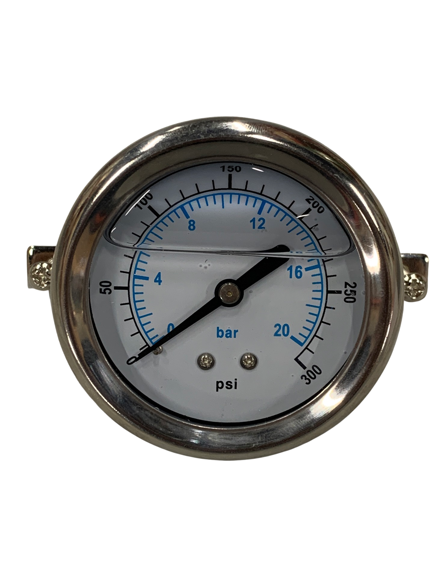 Pressure Gauge, 0-300PSI, 2.5" DIA, 1/4"MNPT - SX